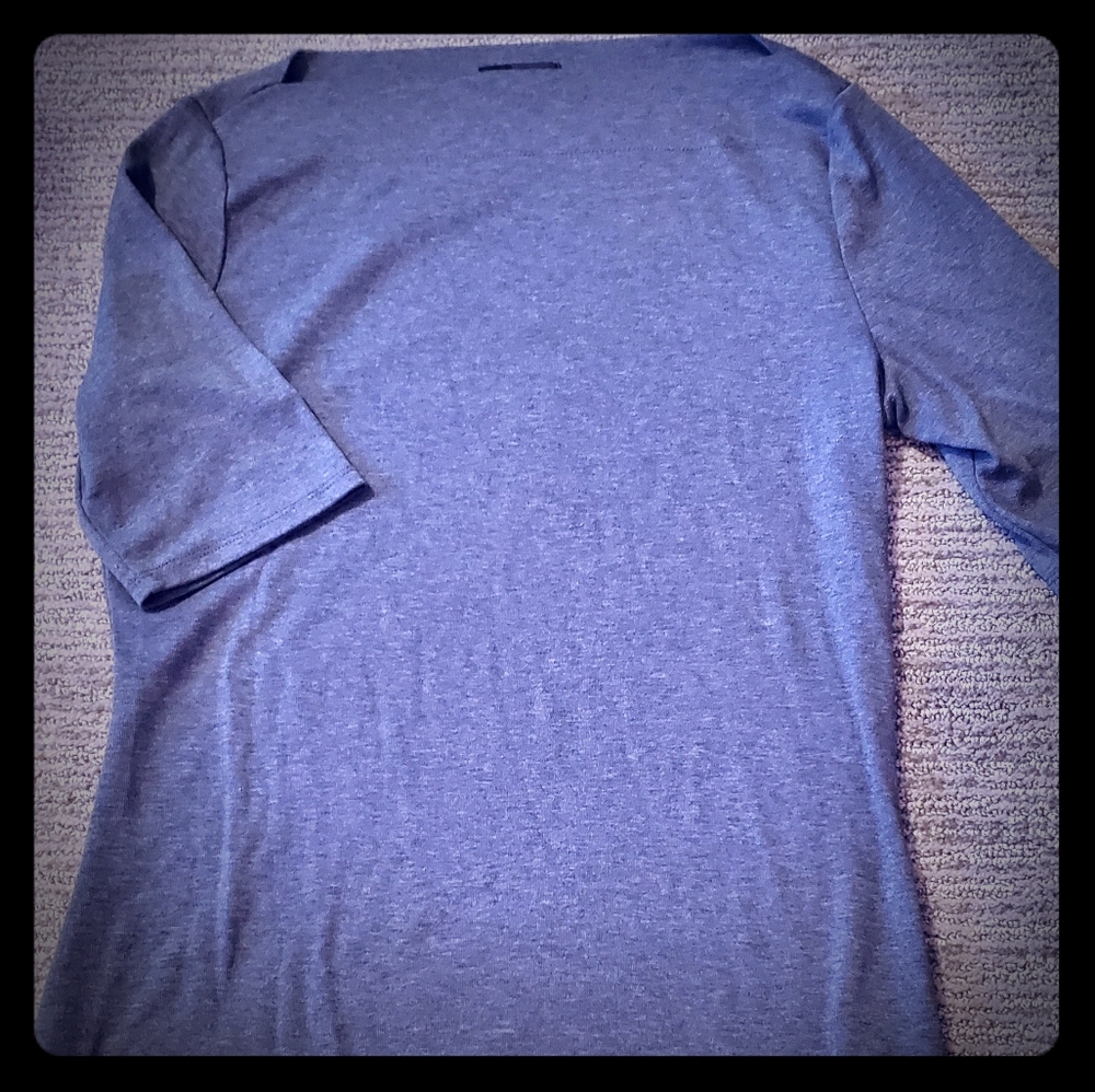 The Limited Boat Neck Grey Top. NWOT!